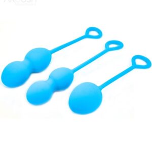 Armony-Vaginalanabiose Dumbbell 3 Blau-Silikon · Vibratoren (Bild 6)