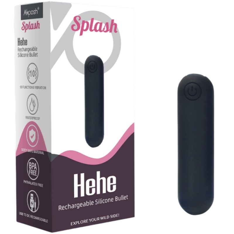 Armony-Splash Hehe Vibrator Silikon-Bullet 10 Vibrationen 65 X · Vibratoren (Bild 2)