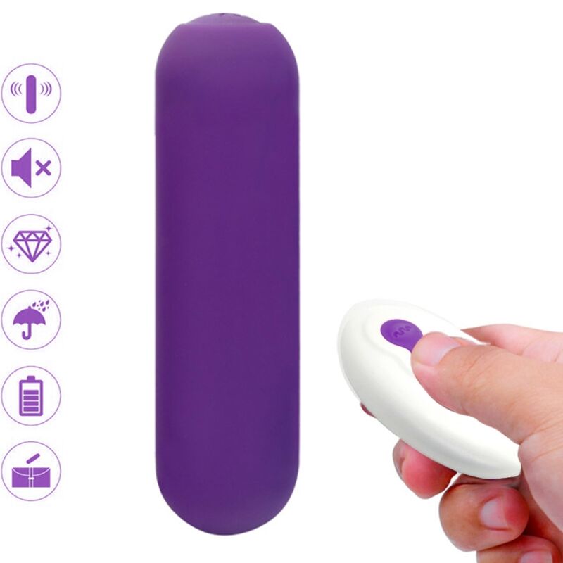 Armony-Splash Joie Vibrator Bullet aus Silikon, Fernbedienung · Vibratoren
