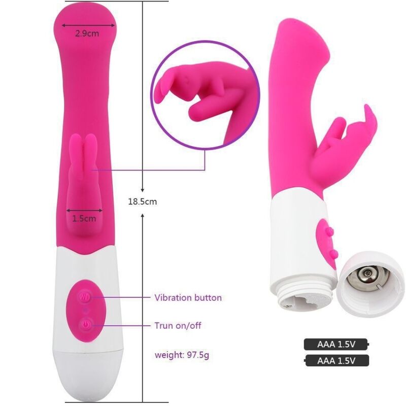 Armony-Vibrator Rabbit und Stimulator G-Spot 10 Geschwindigkeit · Vibratoren (Bild 4)