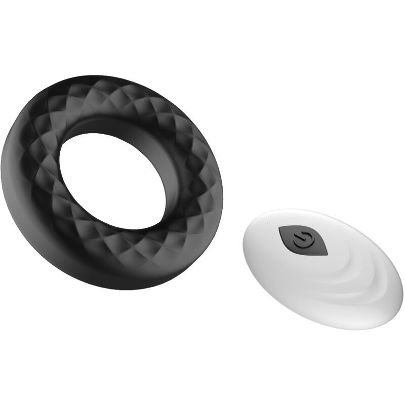 Armony-Lord's Love Vibrationsring mit Fernbedienung, Schwarz-Silikon
