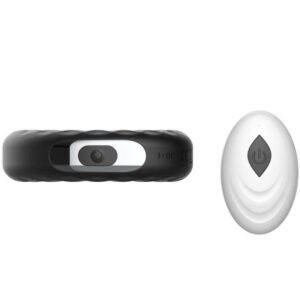 Armony-Lord’s Love Ring Vibrator mit Fernbedienung, Schwarz-Silikon · Sextoys (Bild 3)