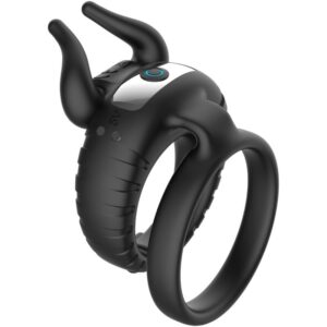 Armony-Vibrationsring Bull's Pasion 10 Geschwindigkeiten Schwarz-Silikon, 10