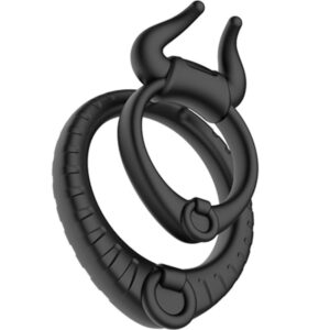 Armony-Bull's Pasion Ring Schwarz-Silikon
