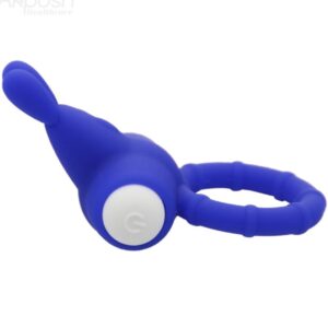 Armony-Ms Bunny Ring Vibrator Silikon, Blau-Waterproof · Sextoys (Bild 2)