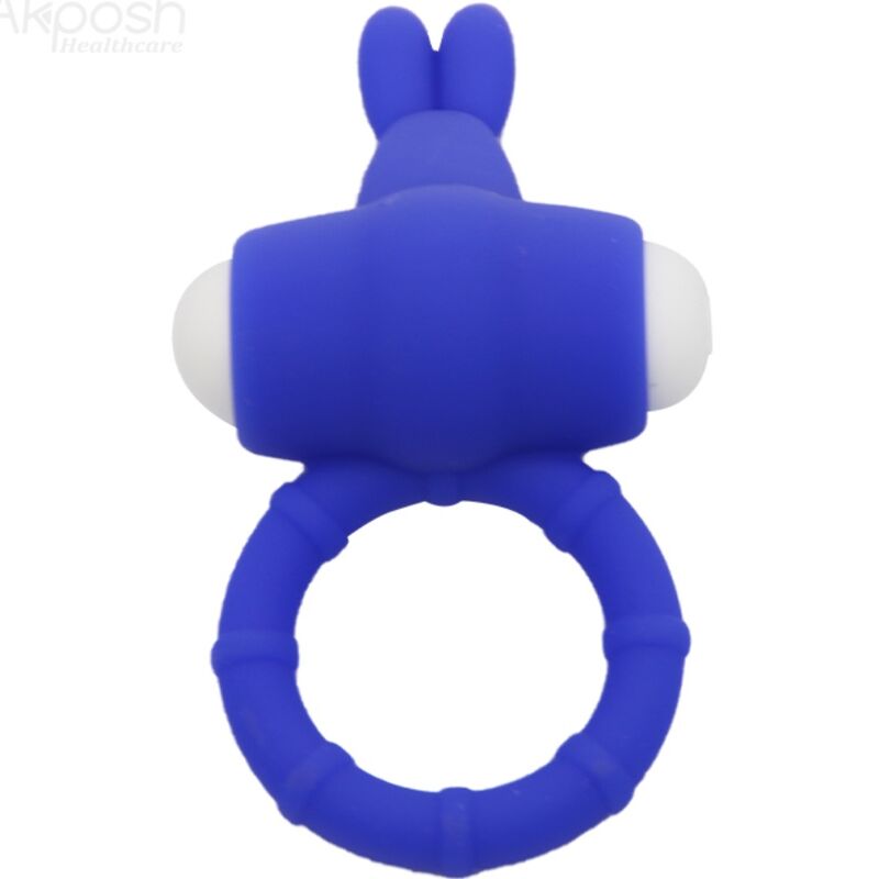 Armony-Ms Bunny Ring Vibrator Silikon, Blau-Waterproof · Sextoys