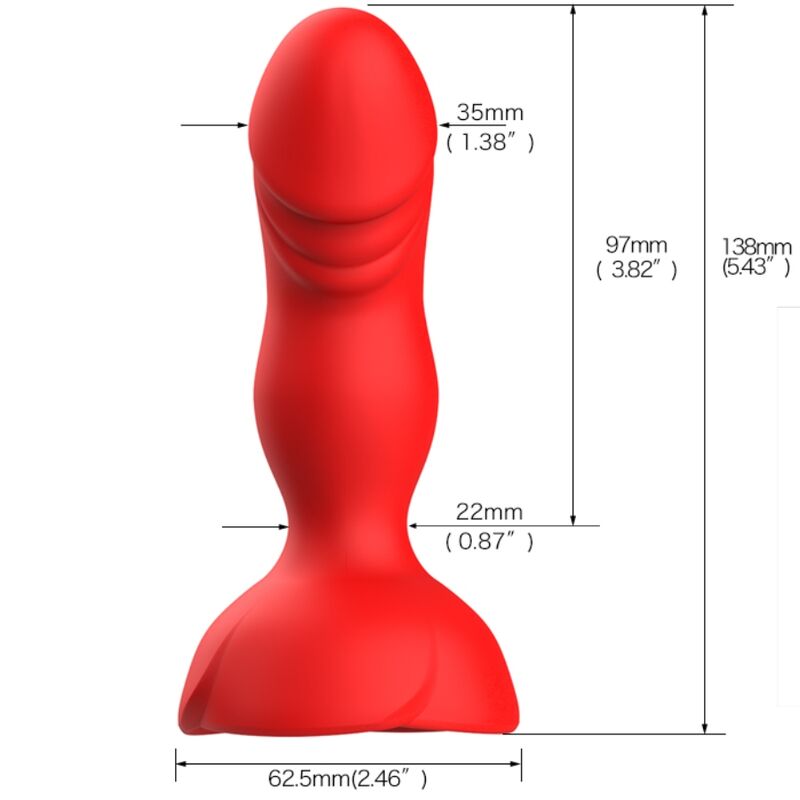 Armony-Extreme Bloom Rose Vibrator und Analplug mit Fernbedienung · Sextoys (Bild 5)