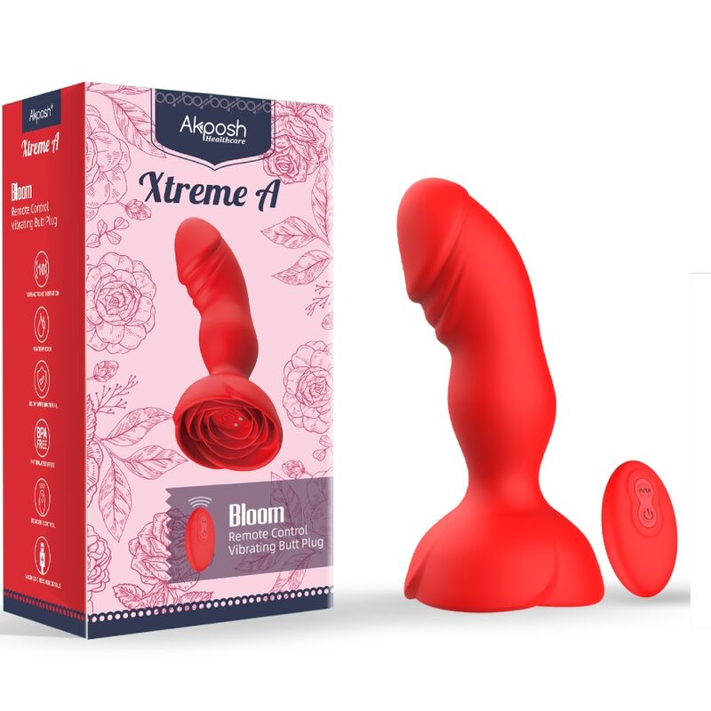 Armony-Extreme Bloom Rose Vibrator und Analplug mit Fernbedienung · Sextoys (Bild 2)