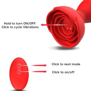 Armony-Extreme Bloom Rose Vibrator und Analplug mit Fernbedienung · Sextoys (Bild 4)