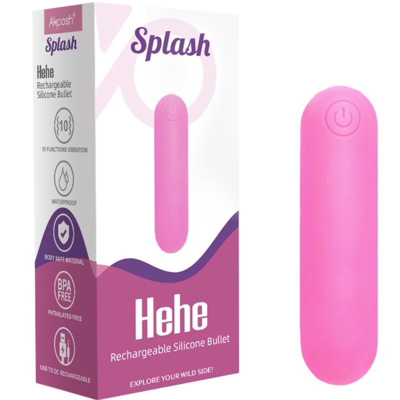 Armony-Splash Hehe Vibrator Bullet Silikon 10 Vibrationen 65 X · Vibratoren (Bild 6)