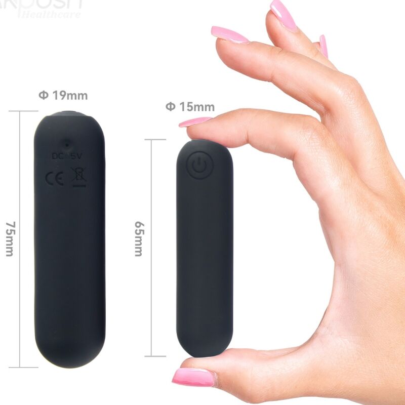 Armony-Splash Haha Vibrator Bullet aus Silikon, 10 Vibrationen, 75 · Vibratoren (Bild 4)