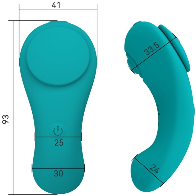 Armony-Slip Vibrator bei 3 Geschwindigkeiten Grün-Silikon, 3 · Vibratoren (Bild 7)