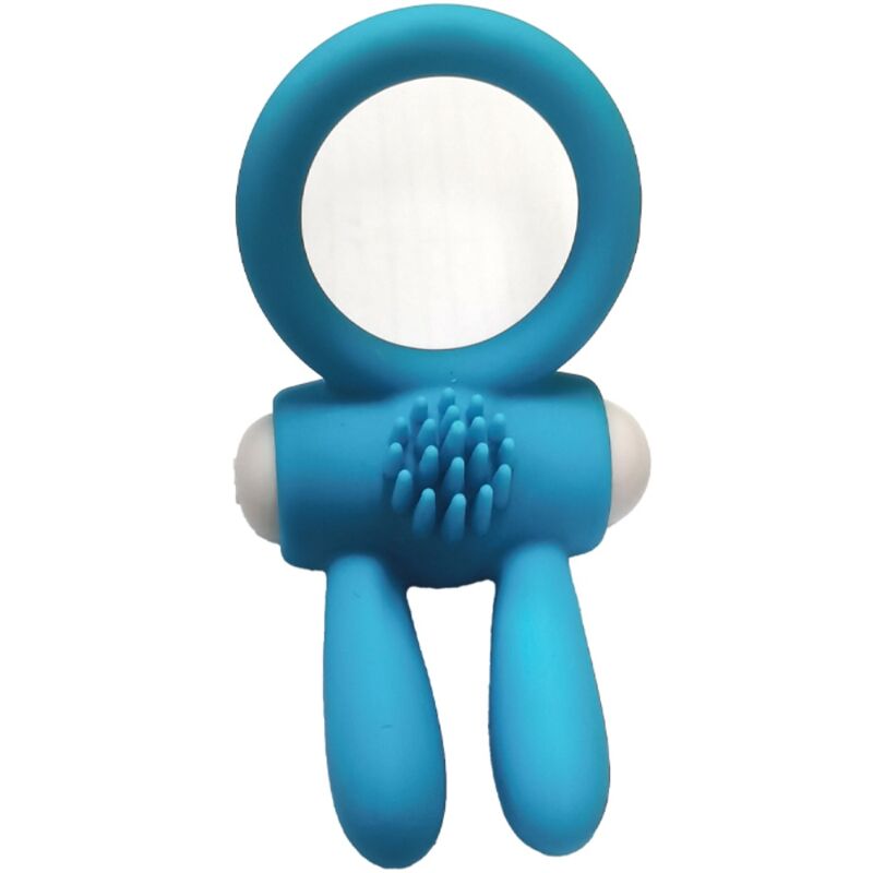 Armony-Herr Bunny Ring Vibrator aus Silikon Schwarz-Waterproof · Sextoys (Bild 3)