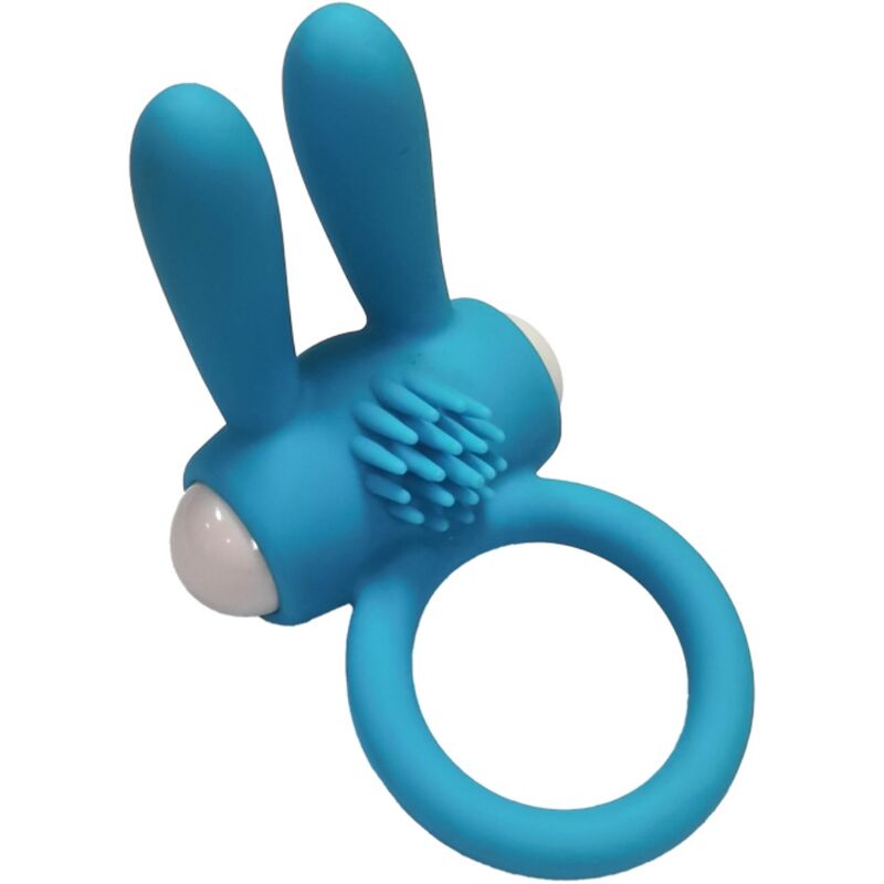 Armony-Herr Bunny Ring Vibrator aus Silikon Schwarz-Waterproof · Sextoys