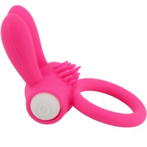 Armony-Herr Bunny Ring Vibrator aus Silikon Rosa-Waterproof · Sextoys (Bild 4)