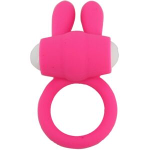 Armony-Herr Bunny Ring Vibrator aus Silikon Rosa-Waterproof · Sextoys (Bild 3)