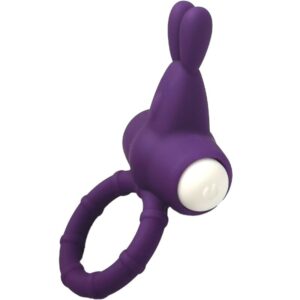 Armony-Ms Bunny Ring Vibrator Silikon Lila-Waterproof · Sextoys