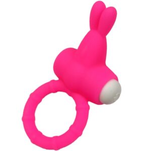 Armony-Ms Bunny Ring Vibrator Silikon Rosa-Waterproof · Sextoys (Bild 3)