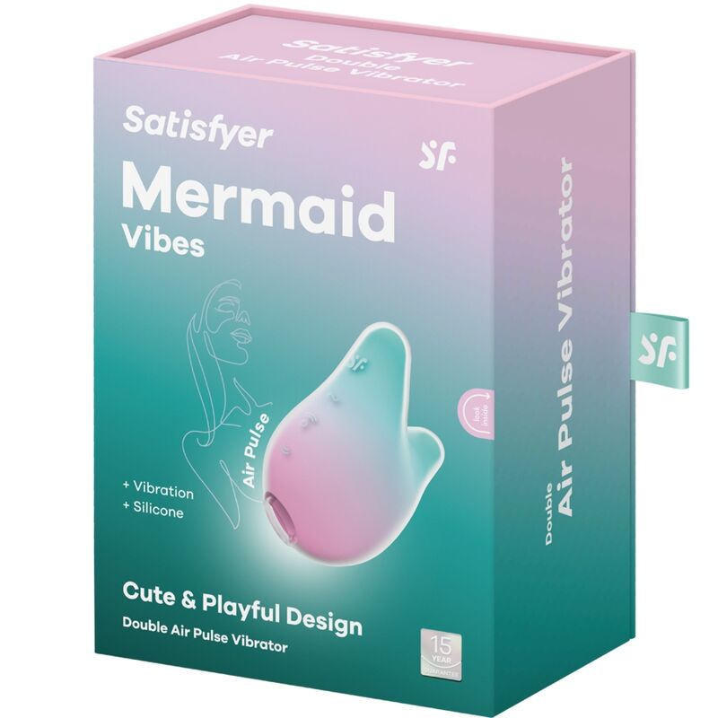Satisfyer Air Pulse-Mermaid Vibes Stimulator & Vibrator Menta und · Vibratoren (Bild 5)