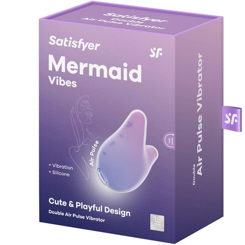 Satisfyer Air Pulse-Mermaid Vibes Stimulator & Vibrator Lila · Vibratoren (Bild 6)