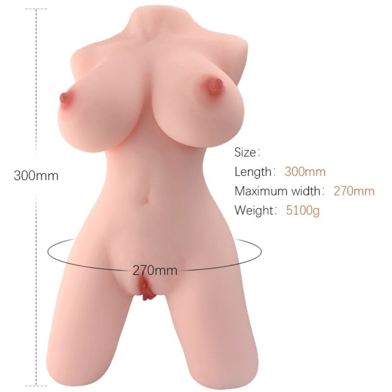 Armony-Realistischer Frauentorso Modell 5-TPE