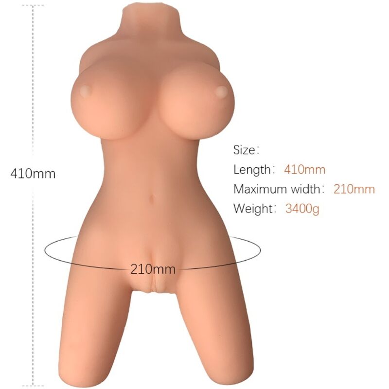 Armony-Realistischer Frauentorso Modell 8-TPE