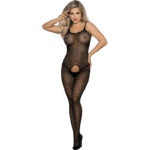 Subblime Bodystockings-951726 Bodystocking Elastisches Netz Schwarz · Spicy Dessous & Bodystockings