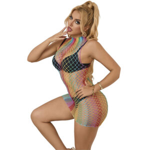 Subblime Dresses-952433 Kleid Typ Netz Hals Hoch Ohne Ärmel · Spicy Dessous & Bodystockings (Bild 5)