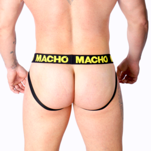Macho Underwear-MX25A Jock Lycra Gelb · Herrenunterwäsche (Bild 6)
