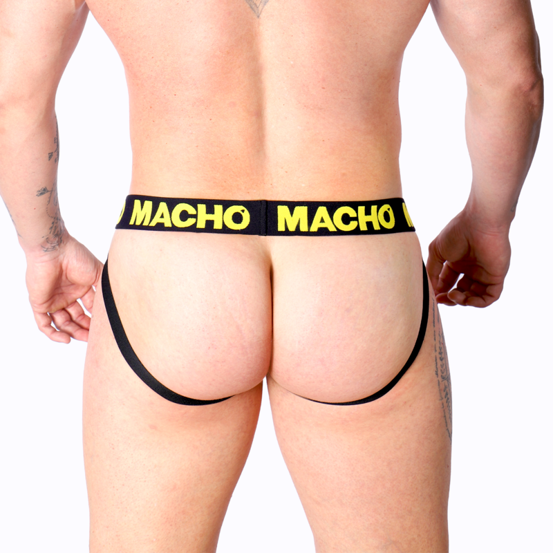 Macho Underwear-MX25A Jock Lycra Gelb · Herrenunterwäsche (Bild 6)