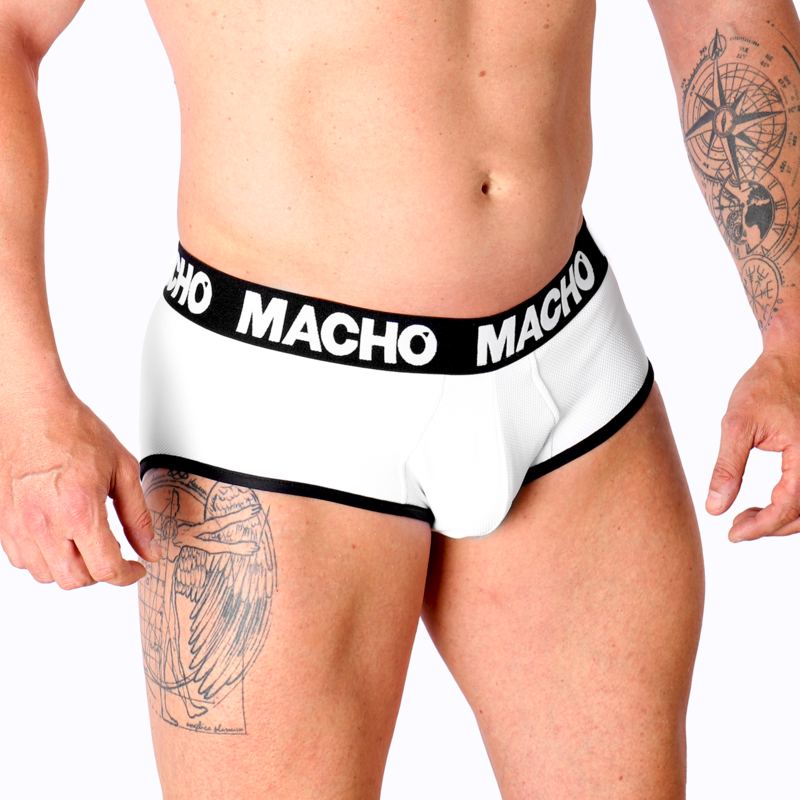 Macho Underwear-MS30BL Slip Weiß · Herrenunterwäsche (Bild 2)