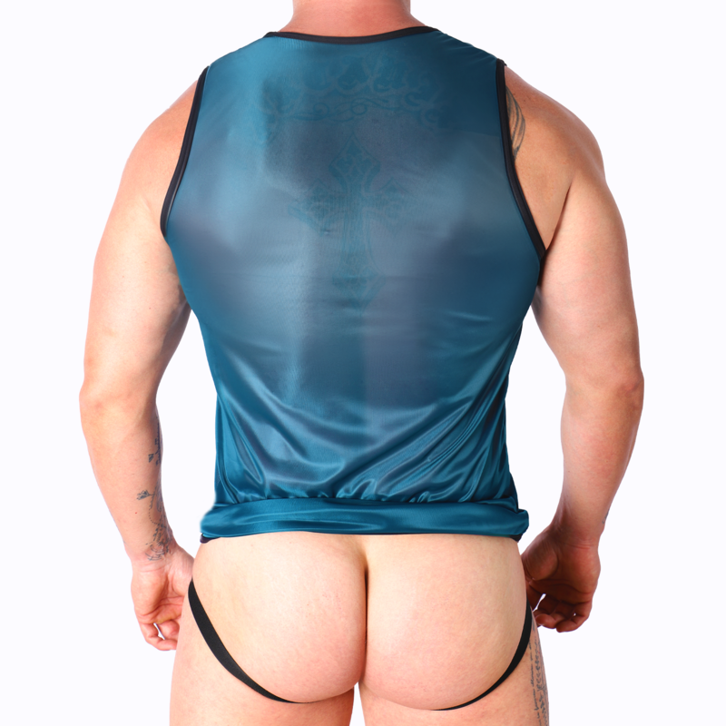 Macho Underwear-Sport-T-Shirt Grün · Herrenunterwäsche (Bild 4)