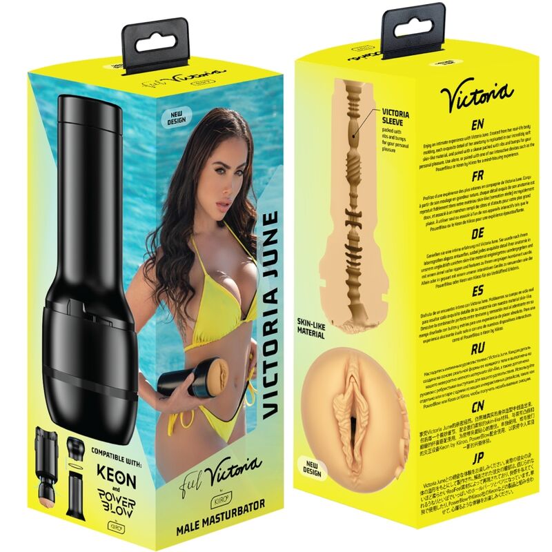 Kiiroo-Feel Victoria June Masturbator-TPE · Sextoys