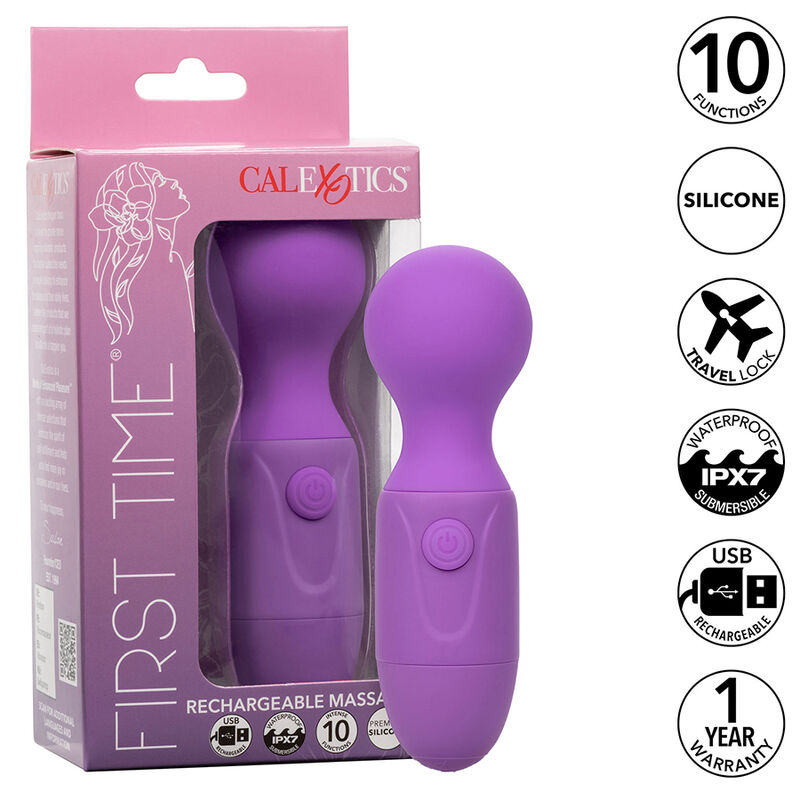 Calexotics-First Time Massager Wiederaufladbar, 10 Vibrationen · Vibratoren (Bild 9)