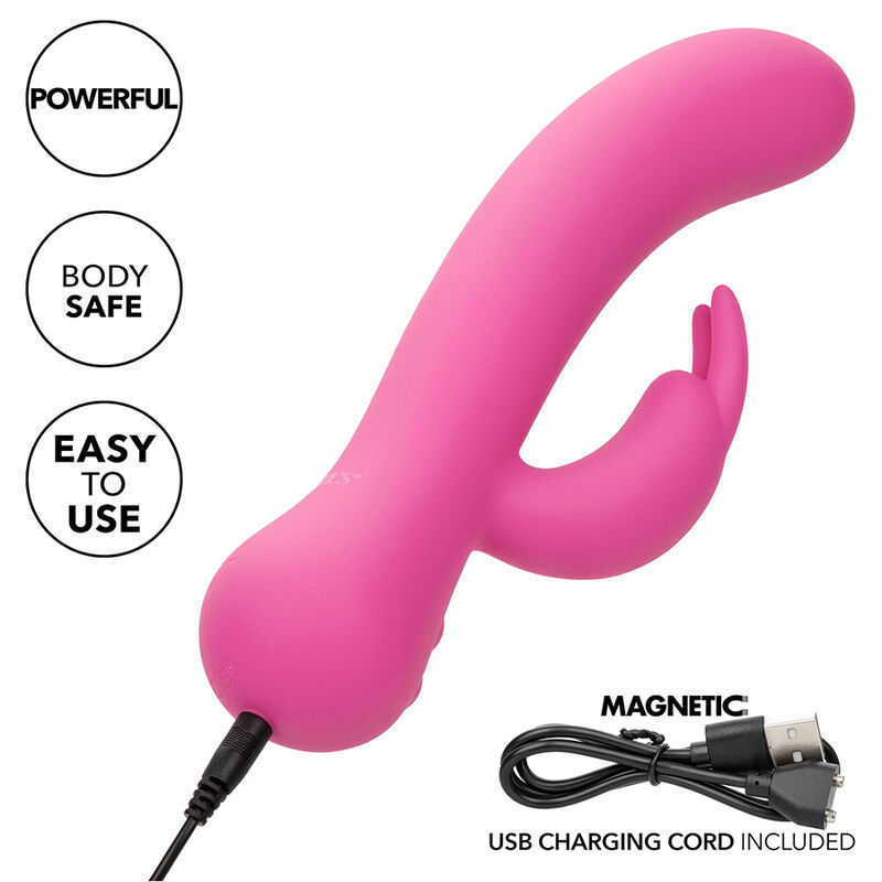Calexotics-First Time Rabbit Vibrator Wiederaufladbar Rosa-Silikon · Vibratoren (Bild 8)