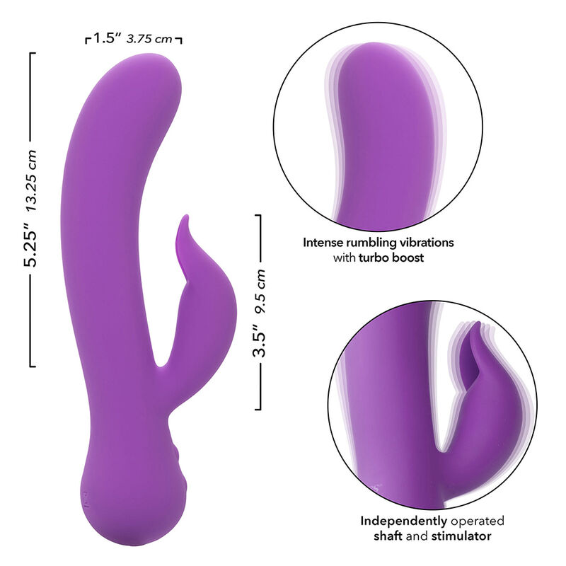 Calexotics-Erste Zeit Vibrator Pleaser Wiederaufladbar, Lila-Silikon · Vibratoren (Bild 9)