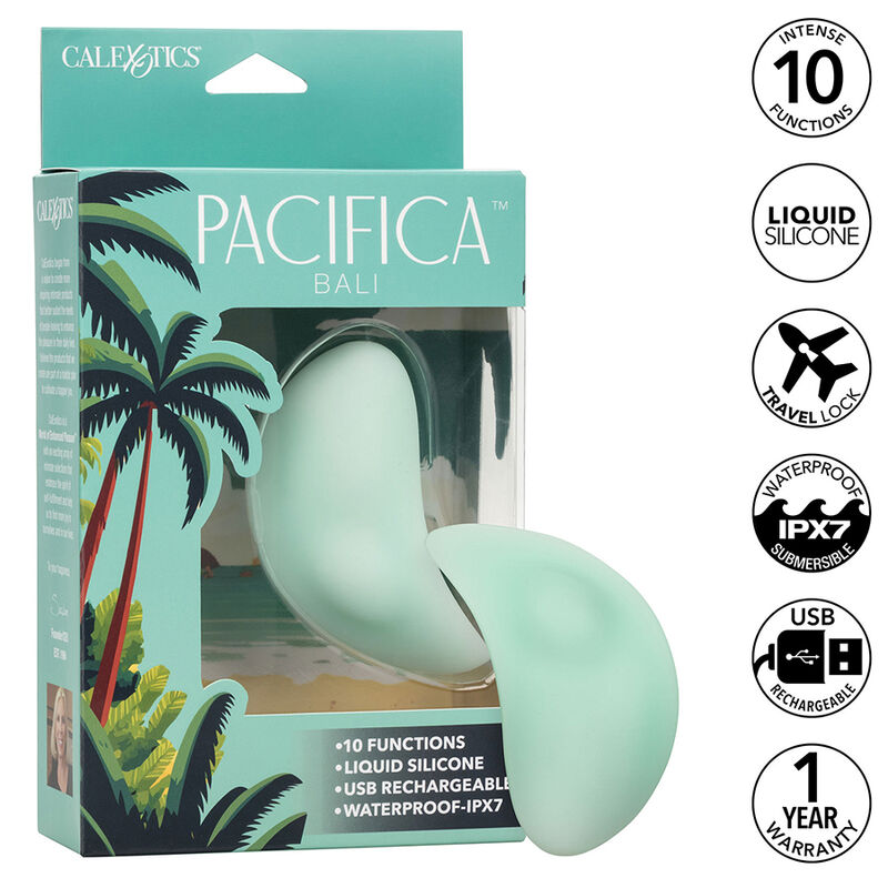 Calexotics-Pacifica Bali Teaser 10 Funktionen Aqua-Silikon, 10 Geschwindigkeiten · Vibratoren (Bild 2)