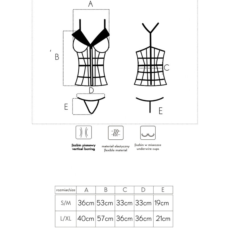 Livco Corsetti Fashion-Laura LC-20215 Korsett + Tanga · Spicy Dessous & Bodystockings (Bild 6)