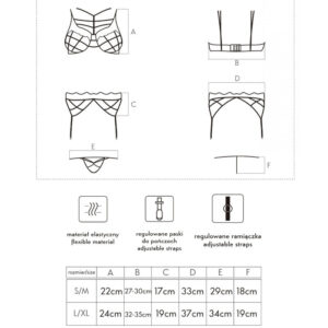 Livco Corsetti Fashion-Soledad LC-20217 Strumpfhalter-Set · Spicy Dessous & Bodystockings (Bild 4)