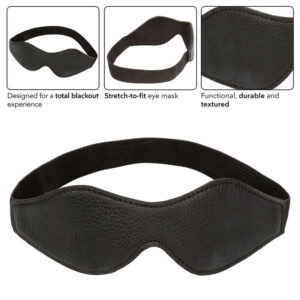 Calexotics-Nachtauge Maske in Pvc, Schwarz · Bondage & Handschellen (Bild 3)