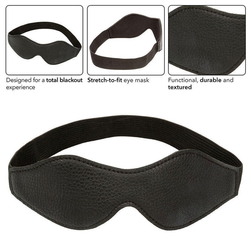 Calexotics-Nachtauge Maske in Pvc, Schwarz · Bondage & Handschellen (Bild 3)