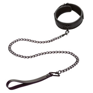 Calexotics-Nachtkette und Lederleine, verstellbar, Schwarz · Bondage & Handschellen (Bild 6)
