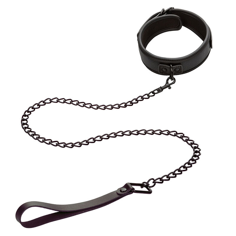 Calexotics-Nachtkette und Lederleine, verstellbar, Schwarz · Bondage & Handschellen (Bild 6)