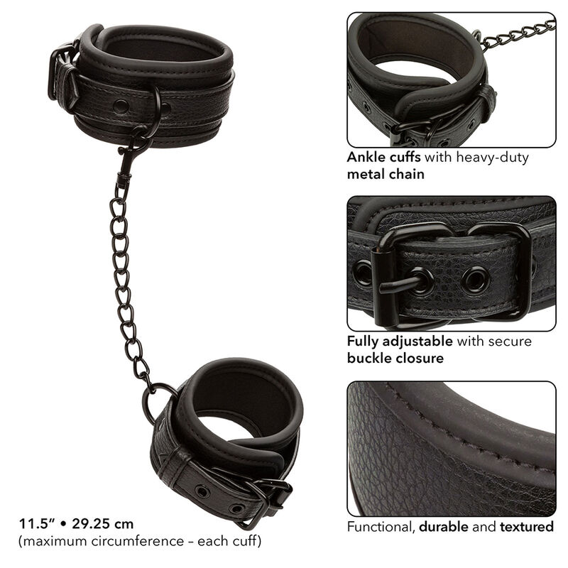 Calexotics-Handschellen Nacht für Leder Knöchel, verstellbar · Bondage & Handschellen (Bild 6)