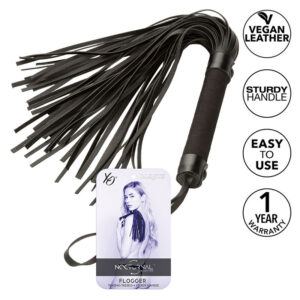 Calexotics-Nacht Flogger Pelle Schwarz · BDSM-Zubehör