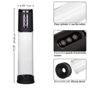 Calexotics-Peak Saugpumpe 4 Geschwindigkeit Schwarz-Silikon, 3 · Sextoys (Bild 8)