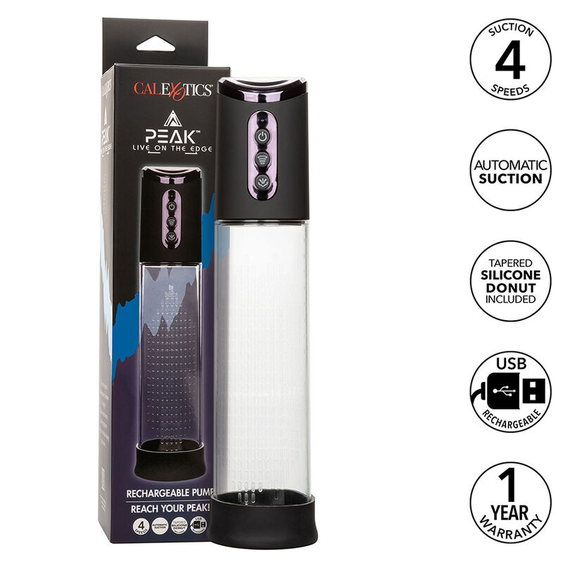 Calexotics-Peak Saugpumpe 4 Geschwindigkeit Schwarz-Silikon, 3 · Sextoys (Bild 10)
