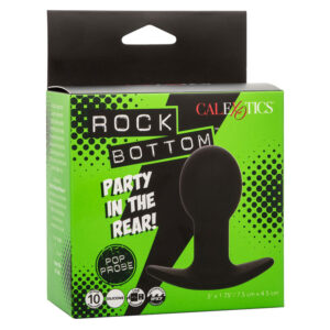 Calexotics-Rock Bottom Analplug 10 Vibrationen Silikon Schwarz-10 · Sextoys (Bild 8)