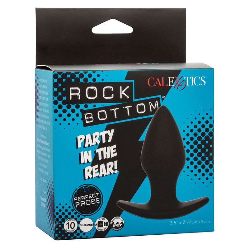 Calexotics-Rock Bottom Perfekt Analplug 10 Vibrationen Silikon · Sextoys (Bild 8)