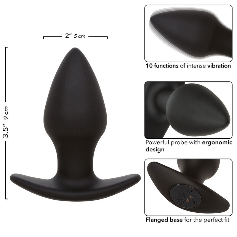 Calexotics-Rock Bottom Perfekt Analplug 10 Vibrationen Silikon · Sextoys (Bild 7)
